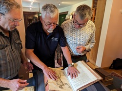 Reviewing the 1543 Fabrica with Drs. Wolf and Van Glabbeek