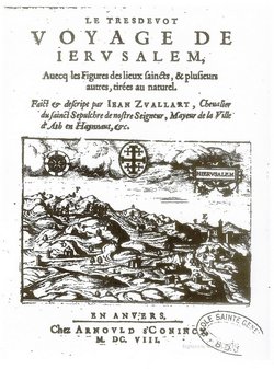 Title page of Jean Zuallart’s Le tresdevot voyage de Iervsalem (1608)