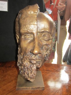 Bust of Vesalius made by Pascale Pollier